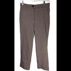 Max Studio Women's Patterned Pants Black and White Size 6